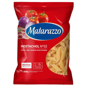 Fideos mostacholes N52 Matarazzo rayado 500 g.