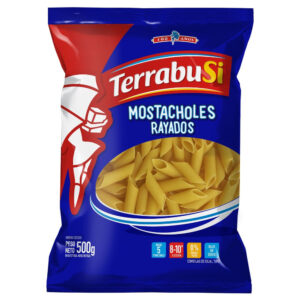 Fideos mostacholes Terrabusi rayados 500 g.