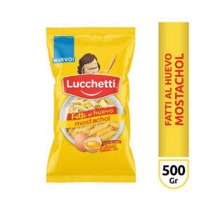 Fideos al huevo Lucchetti mostachol 500 g.