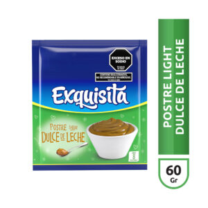 Postre light Exquisita dulce de leche en sobre 60 g.
