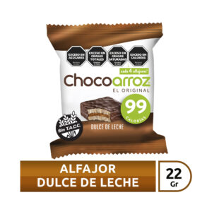 Alfajor arroz dulce leche Chocoarroz 22 g.