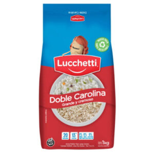 Arroz doble carolina Lucchetti 1 kg.