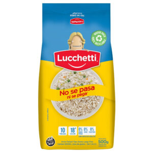Arroz parboil Lucchetti 500 g.