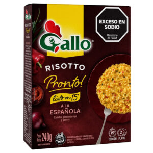 Risotto a la española Gallo en caja 240 g.