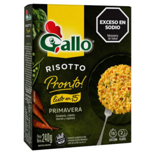 Risotto primavera Gallo en caja 240 g.