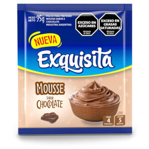 Mousse de chocolate Exquisita en sobre 95 g.