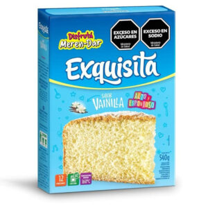 Bizcochuelo Exquisita de vainilla 540 g.