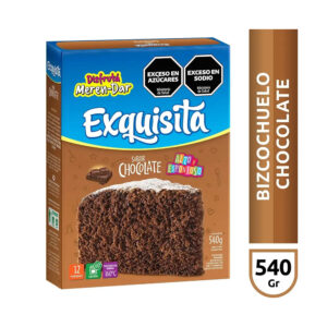 Bizcochuelo Exquisita de chocolate 540 g.