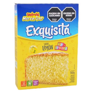 Bizcochuelo Exquisita de limón en caja 540 g.