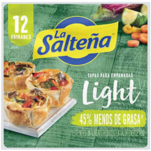 Tapa para empanada light La salteña mas crocante 12 uni