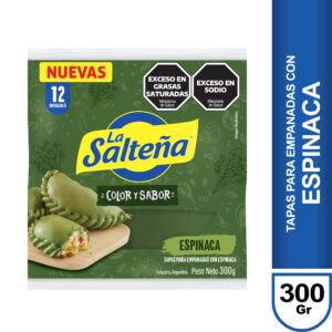 Tapas de empanadas de espinaca La Salteña 12 uni