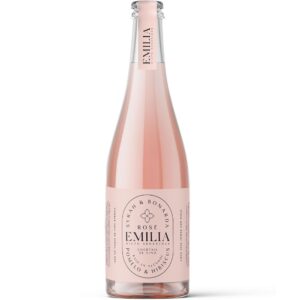 Aperitivo cocktail con alcohol rose Emilia en botella 750 cc.