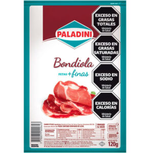 Bondiola Paladini feteada fetas finas 120 g.