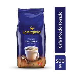 Café molido torrado equilibrado La Virginia 500 g.