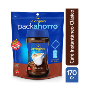 Café instantáneo La Virginia clásico especial dp 170 g.