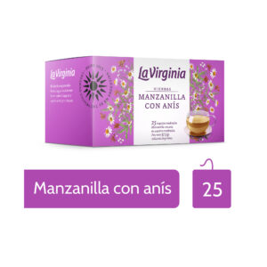 Té de manzanillas La Virginia con anis saquitos x 25 uni