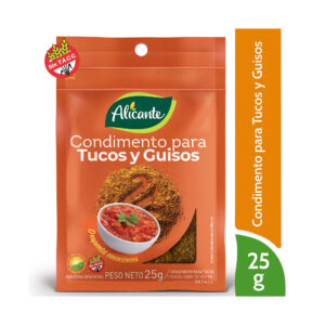 Condimento Alicante tuco sobre 25 g.