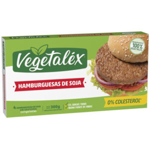 Hamburguesa de soja Vegetalex 4 u.