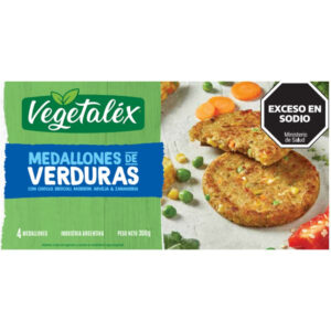 Medallón de verduras Vegetalex en caja 4 uni