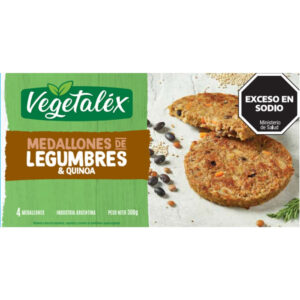 Medallón de legumbres y quinoa Vegetalex en caja 4 uni