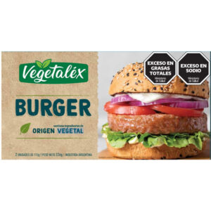 Medallón de vegetal burguer Vegetalex 2 uni