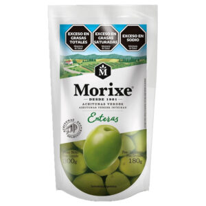 Aceitunas enteras Morixe dp 300 g.