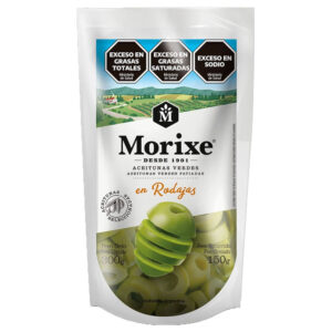 Aceitunas en rodajas Morixe dp 300 g.