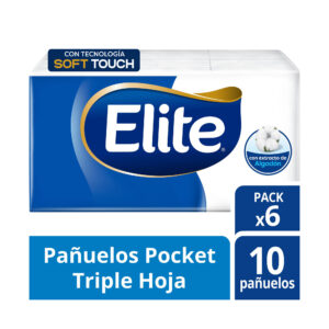 Pañuelos Elite Pocket 6 uni