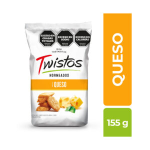 Mini tostadas de queso Twistos 155 g.