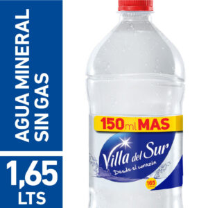 Agua mineral sin gas Villa del Sur 1,65 lts