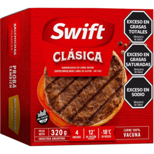 Hamburguesa Swift clásica 4 u.