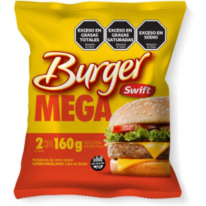 Medallón de carne vacuna burger mega Swift fp 2 uni