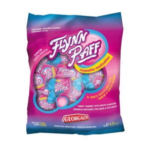 Caramelos masticables Flynn Paff tutti frutti 128 g.
