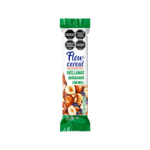 Barra de cereal Flow cereal de avellana y arándanos 30 g.