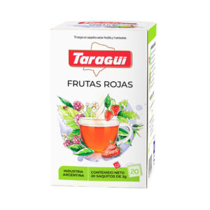 Té frutal en saquitos Taragüi Placeres frutas rojas 20 u.