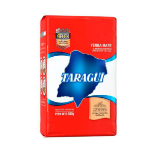 Yerba mate Taragüi con palo origen controlado 4flex 500 g.