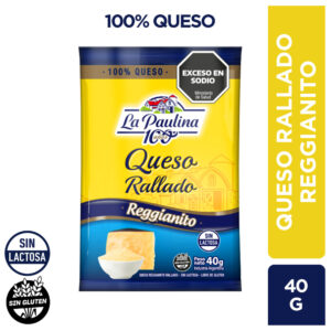 La Paulina queso reggianito rallado 40 grs