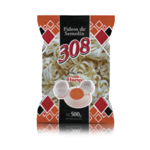 Fideos cinta nido 308 nº 3 al huevo 500 g.