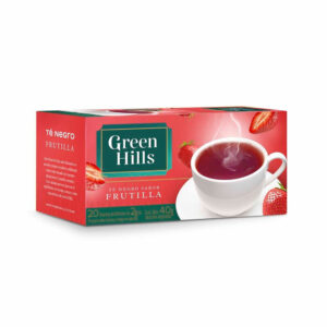 Te de frutilla Green Hills 40 g. 20 u.