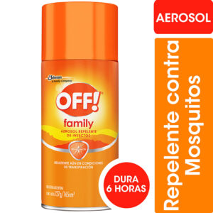Repelente para mosquitos en aerosol Off! family 165 cc.