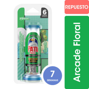 Disco adhesivo Pato arcade floral repuesto 38 grs