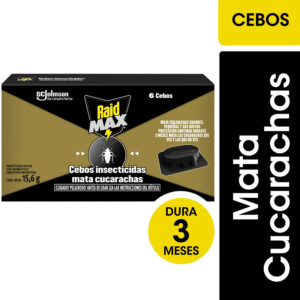 Insecticida Raid mata cucarachas cebos 6 uni