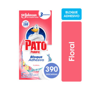 Limpiador Inodoro Adhesivo Pato Floral Perfection Pack x3 24 grs