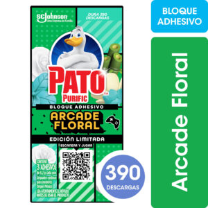 Bloque adhesivo Pato arcade floral 24.6 grs