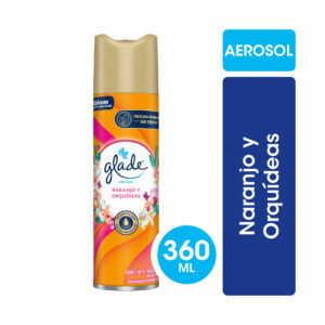 Desodorante de ambiente Glade naranjo y orquideas 360 ml