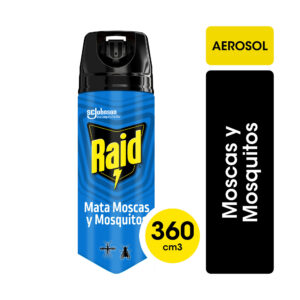 Mata mosca y mosquitos Raid sin olor en aerosol 360 ml