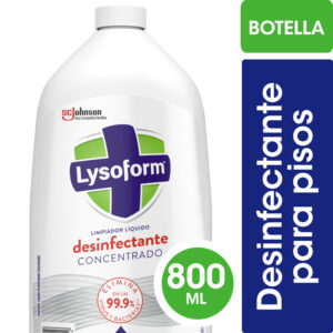 Limpiador desinfectante líquido Lysoform original desinfeccion hogar 800 ml
