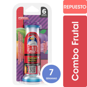 Disco adhesivo Pato combo frutal repuesto 38 grs