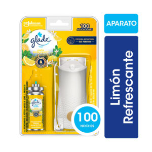 Aromatizante de ambientes Glade toque limón refrescante aparato + repuesto 9 g.