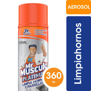 Limpiahornos Mr. Músculo fórmula avanzada aerosol 360 ml